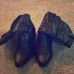 Black cowboy boots, never been worn
